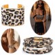 3 Pcs Leopard Leather Cuff Bracelets For Women Feather Boho Multilayer Wrap Tube Bangle Leopard Bracelet 3 Pcs Leopard Leather Cuff Bracelets For Women Feather Boho Multilayer Wrap Tube Bangle Leopard Bracelet